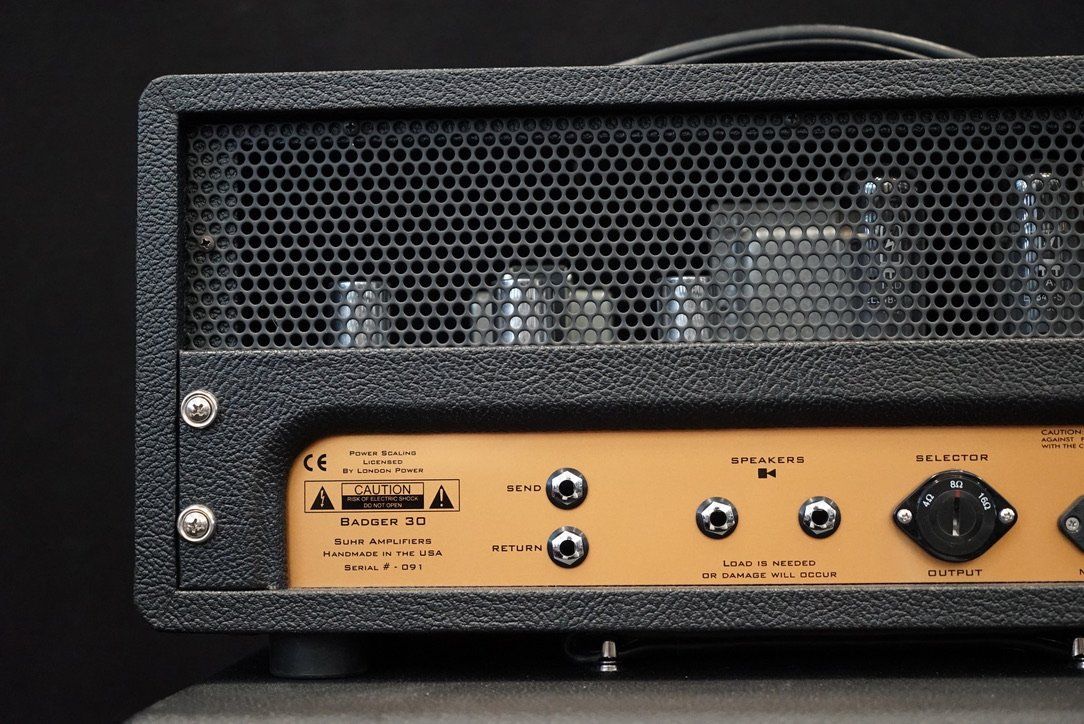 Verstärker: Suhr Badger 30 Halfstack mit 1×12" Black/Gold Cabinet – Gebraucht aus Ortschwaben von Musictrade 6