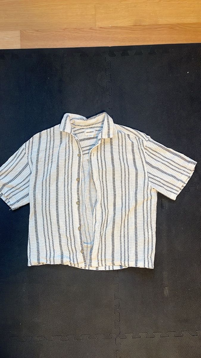 Pull&Bear Camicie: Sommerliches Pull&Bear Hemd in Grösse S mit Streifenmuster – Usato da Obernau venduto da Andypsilon70