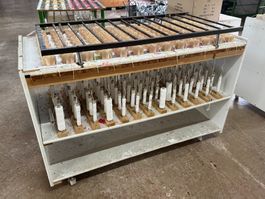 629 Giesstisch mit Sternen- Formen aus Liquidation