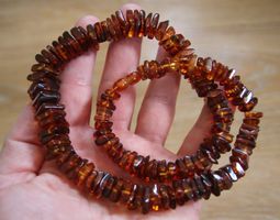 Nachlass: Ostsee Bernstein Schmuck Kette Collier 50 Gramm