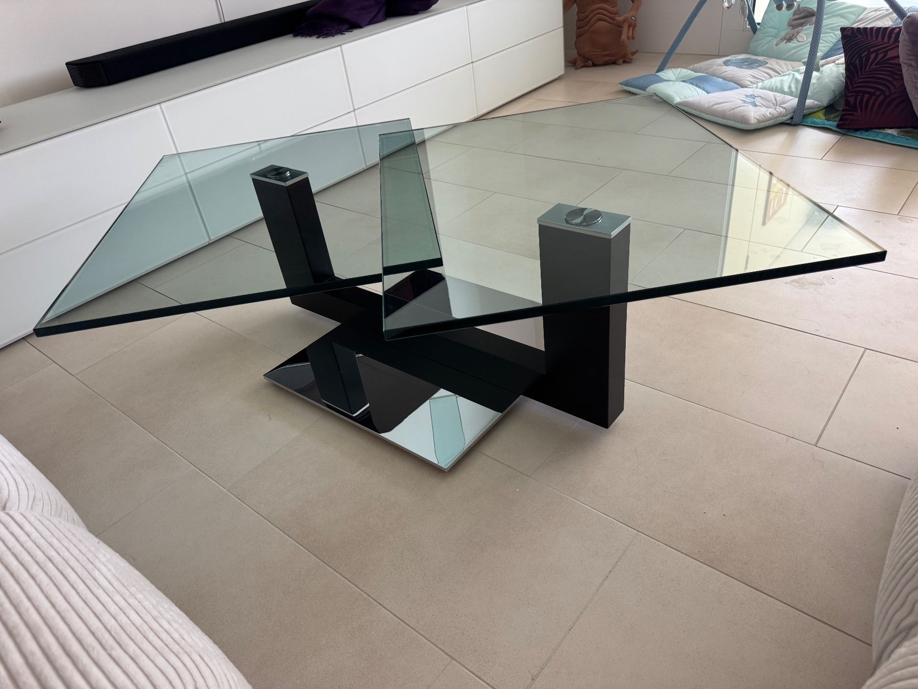 Tables: Glas-Couchtisch Salontisch – D'occasion à Zug par zla_t2vr