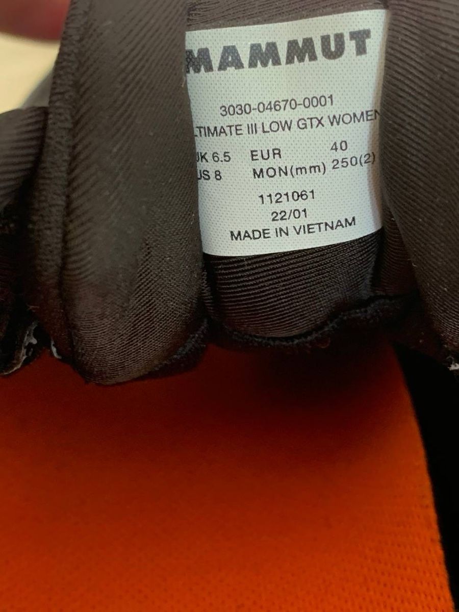 Mammut Scarpe da donna: Mammut Ultimate III Low GTX – Nuovo (secondo la descrizione) da Schaan venduto da nan_2pg2 7