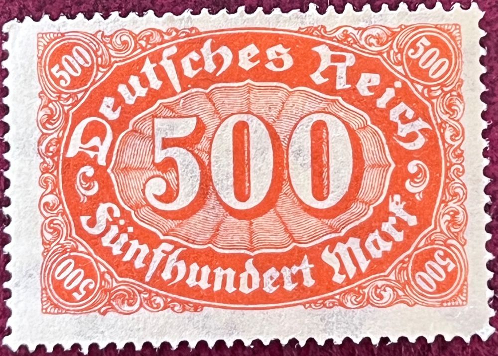 Briefmarke 100 Mark Deutsches Reich