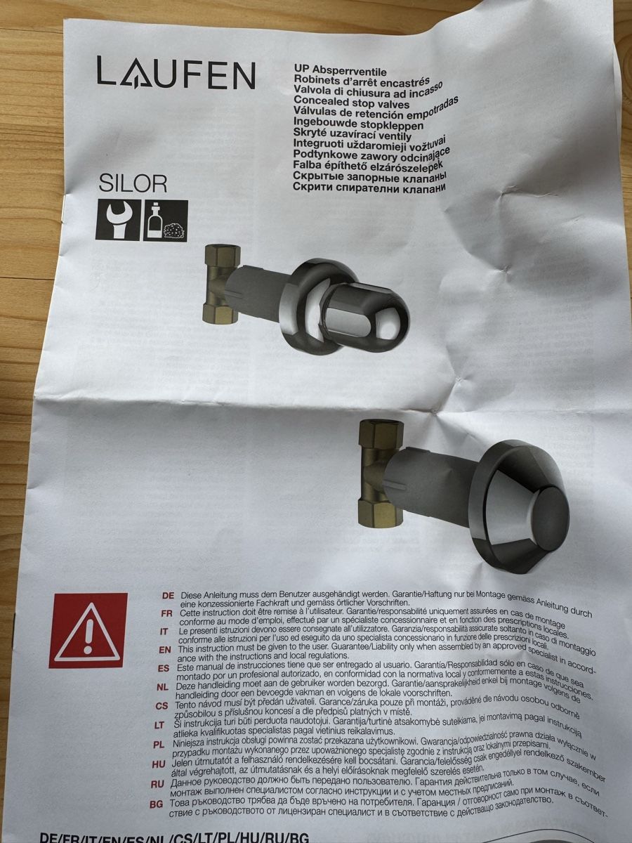 Robinetterie: Laufen Silor Up- Absperrventil – Neuf avec emballage d'origine à Schaffhausen par KlinglerHeiSanSol 3