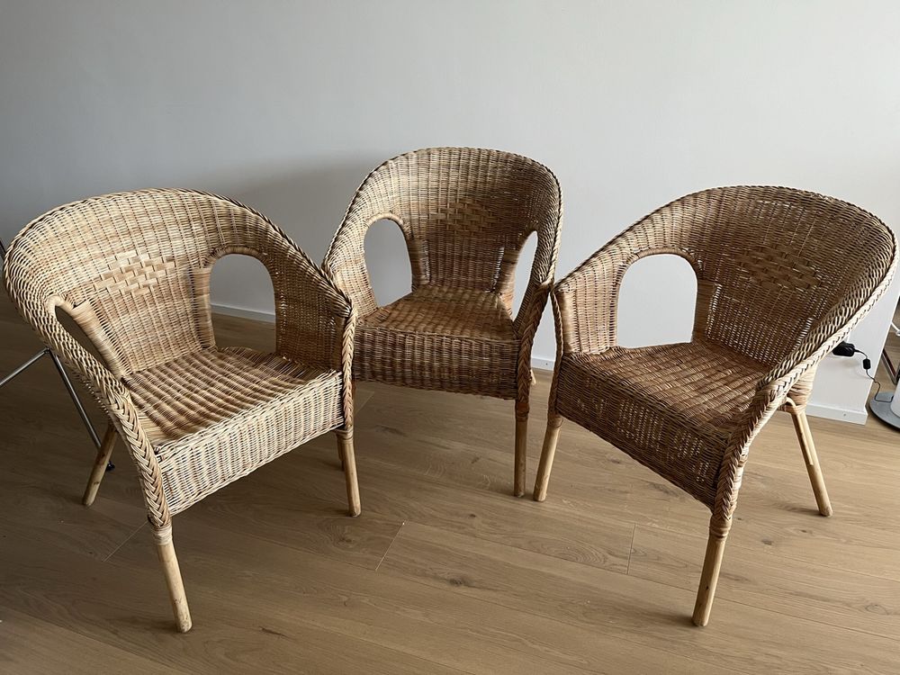 Elegantes Korbstuhle Esszimmer Ikea Bild