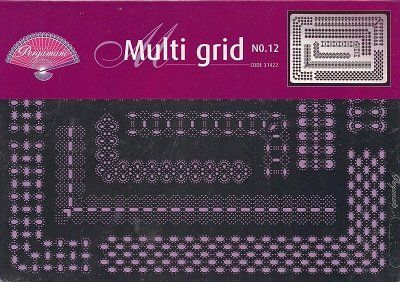 Sciablone: Multi grid No.12 – Nuovo e nell'imballaggio originale da Schlatt TG venduto da kreativ-atelier
