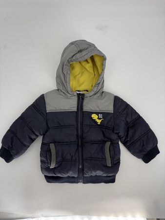 Kinder Winterjacke Gr. 80 mit Kapuze 