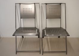 Designerstühle 2 Stück Metall S076