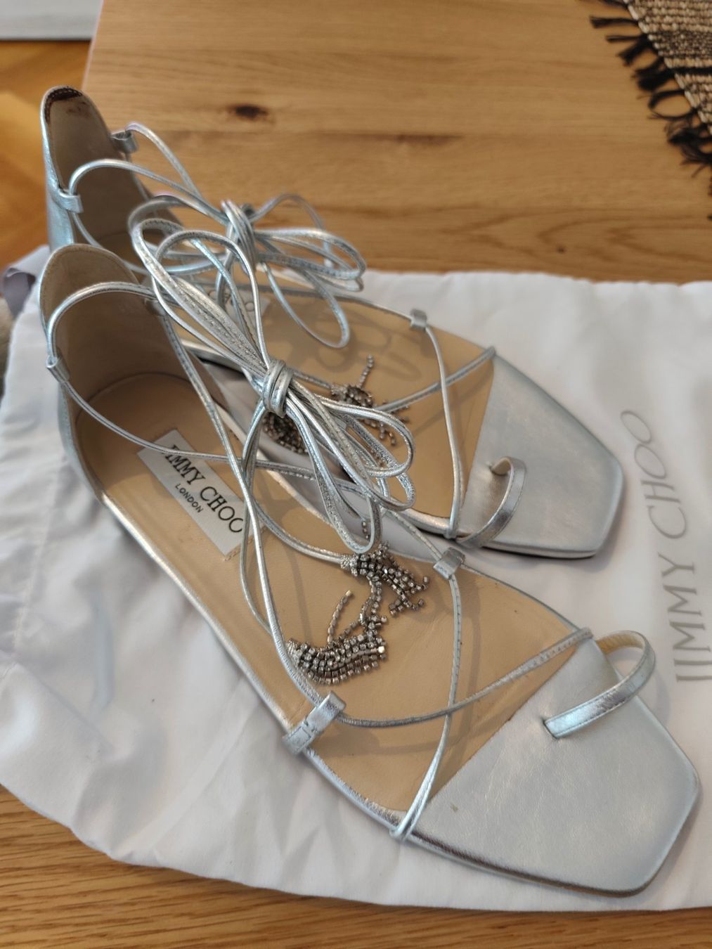 Jimmy Choo Scarpe da donna: Sandales Jimmy Choo – Usato da Montreux venduto da LeVintage33 1