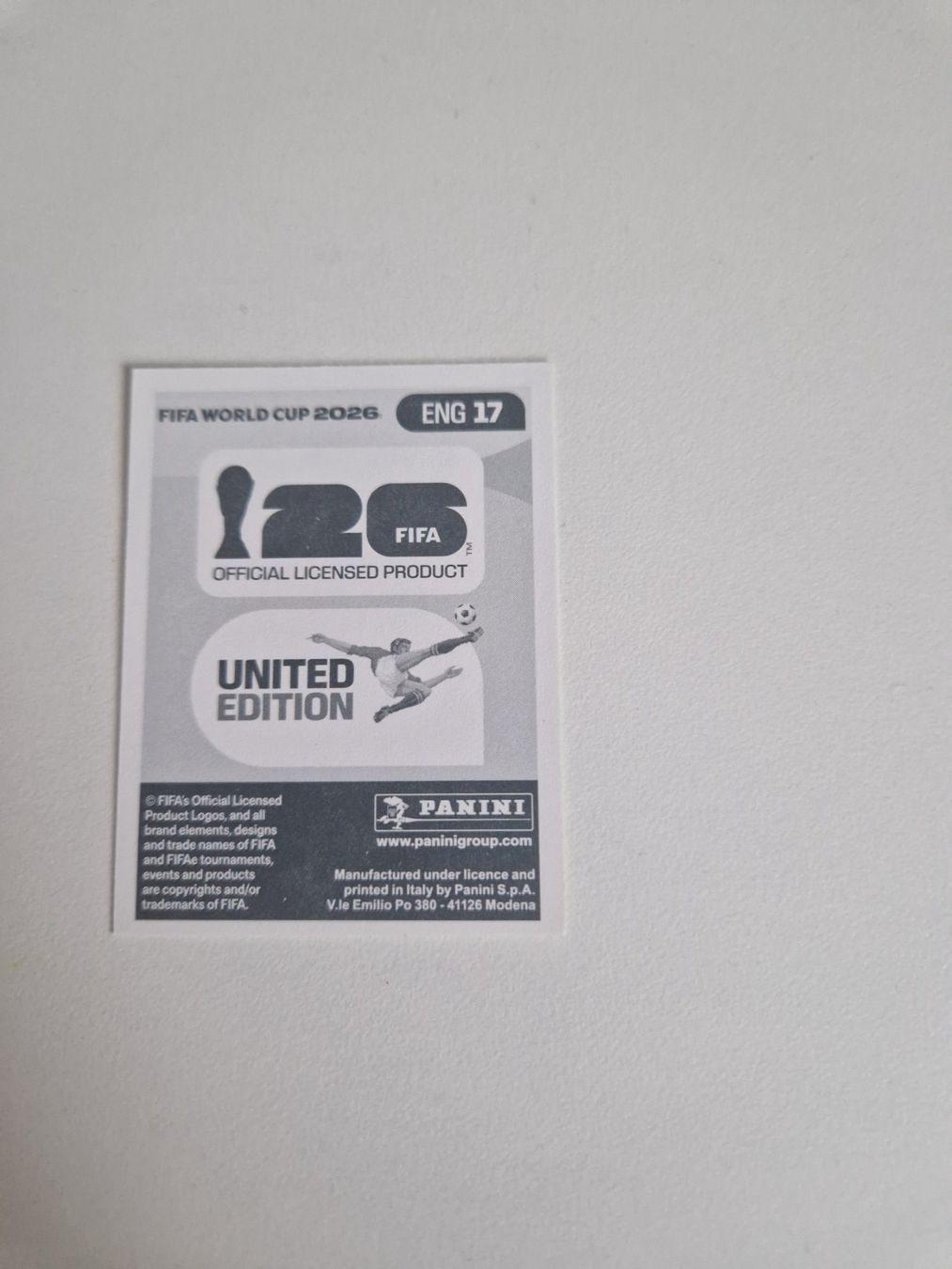 Panini Sammelbilder & Trading cards: Panini Sticker ENG17 – Neu (gemäss Beschreibung) aus Stüsslingen von white_angel86 1
