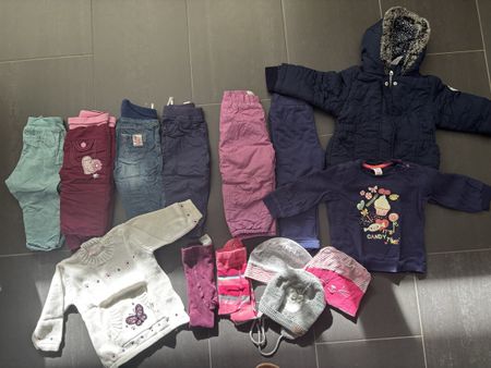 Winterkleider Set Gr. 74/80/86