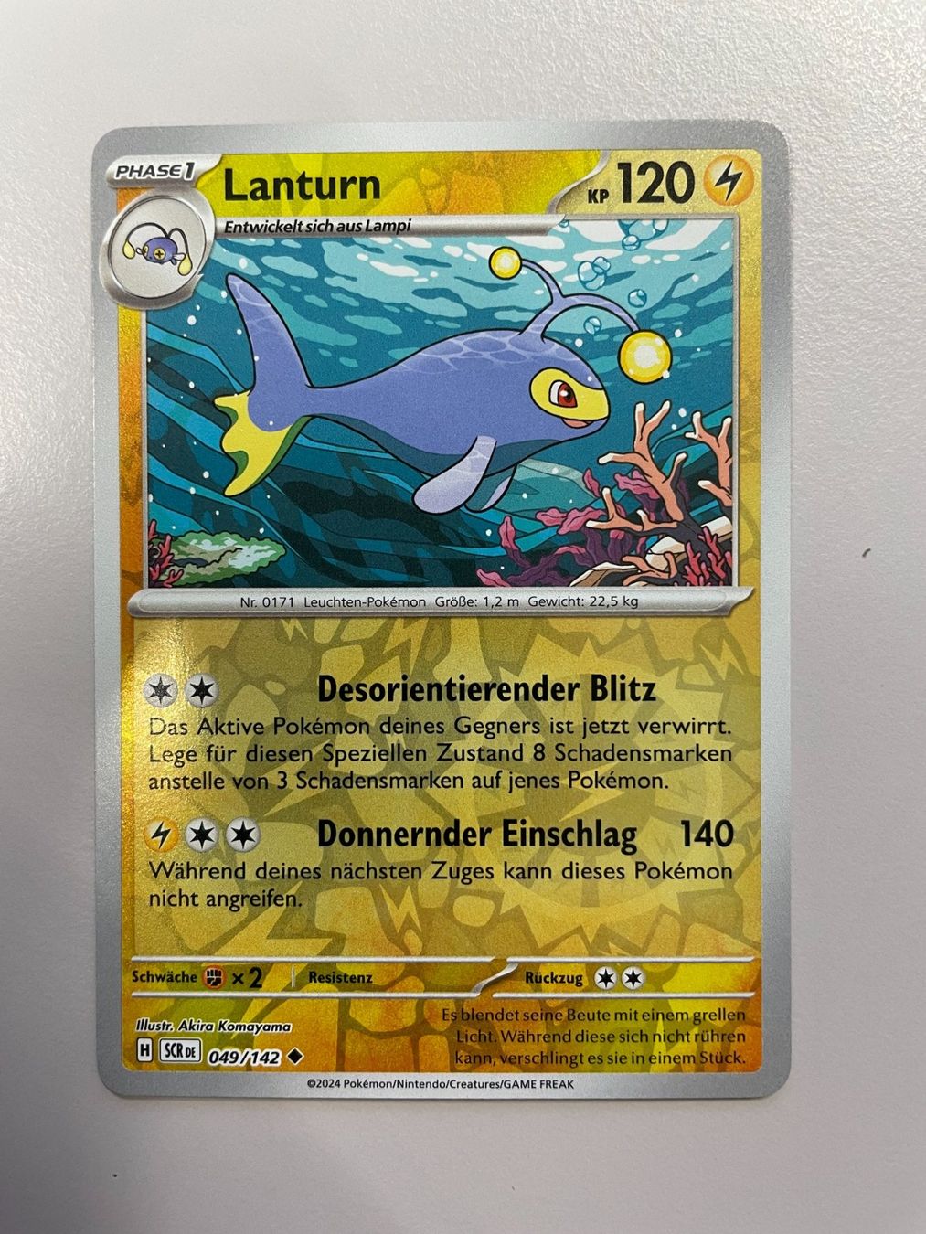 Pokémon Sammelbilder & Trading cards: Pokemon Lanturn (Versand gratis) – Neu (gemäss Beschreibung) aus Chur von Angerson
