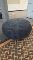 IKEA Sandared Pouf, Blau, Ø 75 cm