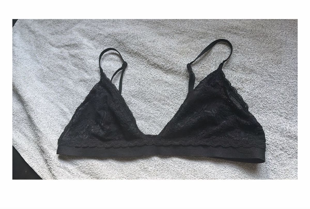 Tops: Bralette Spitze Schwarz Groesse M  – Gebraucht aus Opfershofen TG von dan_nxk8