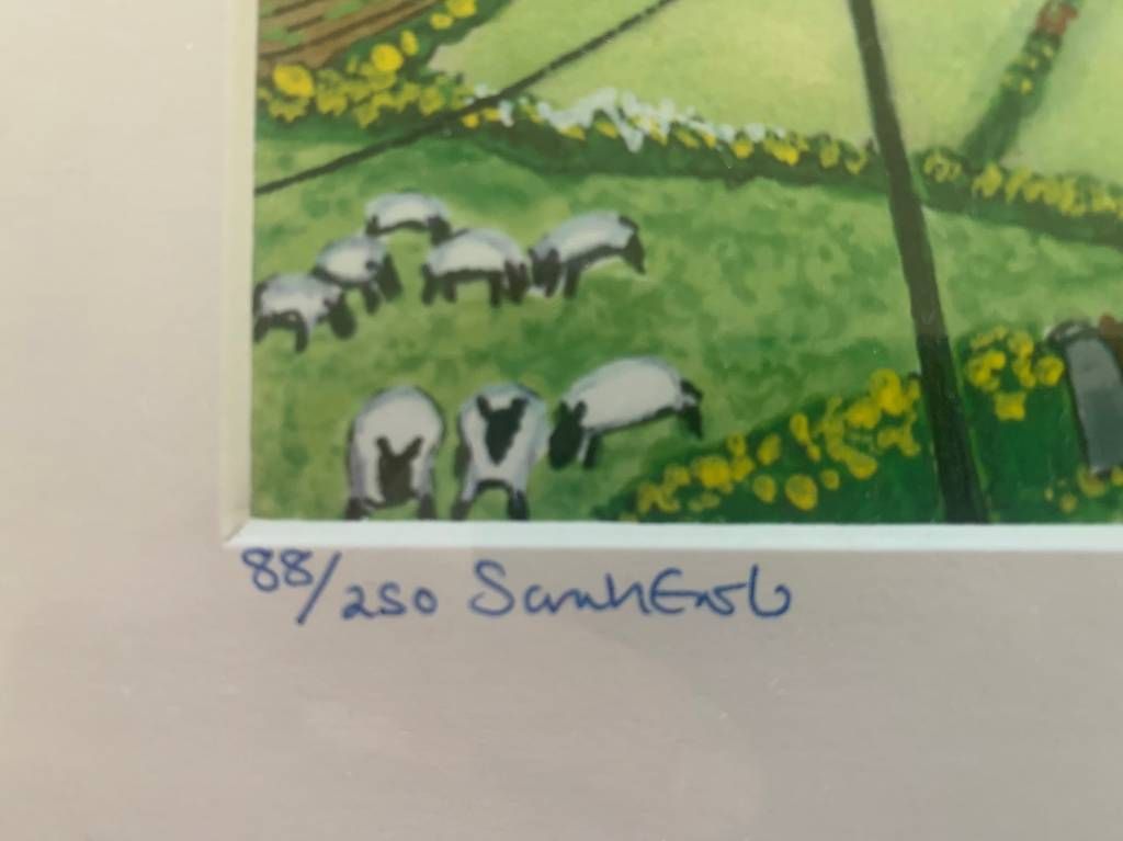 Posters & Illustrations: Wunderschöne Bilder handgemalt und nummeriert – D'occasion à Ried b. Kerzers par Patricia_69 3