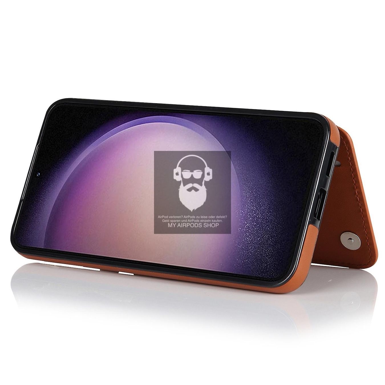 Cover & Protezioni schermo: Schutzhülle Etui Case Samsung S23 Plus mit Kartenhalter – Nuovo e nell'imballaggio originale da Basel venduto da MY.AIRPODS.SHOP 2