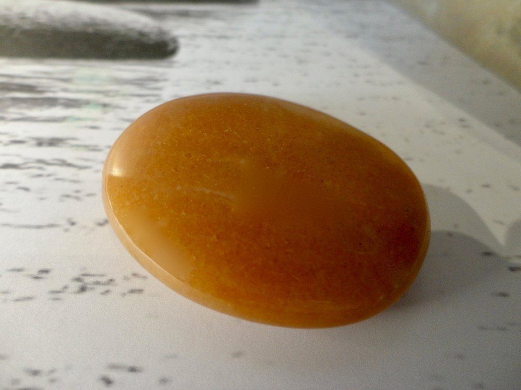 Edelsteine: Aventurin Heilstein -Handschmeichler – Neu (gemäss Beschreibung) aus Biberist von Steine