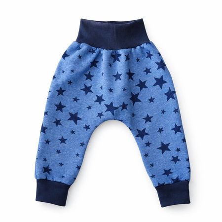 Sweat Pumphose in Blau mit Sternen  Gr.92/98 NEU