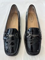 TOD'S Loafer Lackleder Schwarz Grösse 38