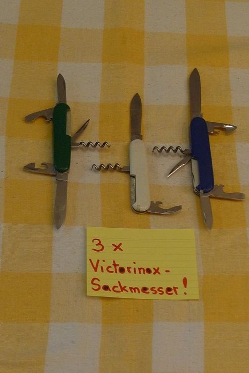 Victorinox Coltelli tascabile: 3x Victorinox-Sackmesser! – Usato da Bern venduto da bn1640