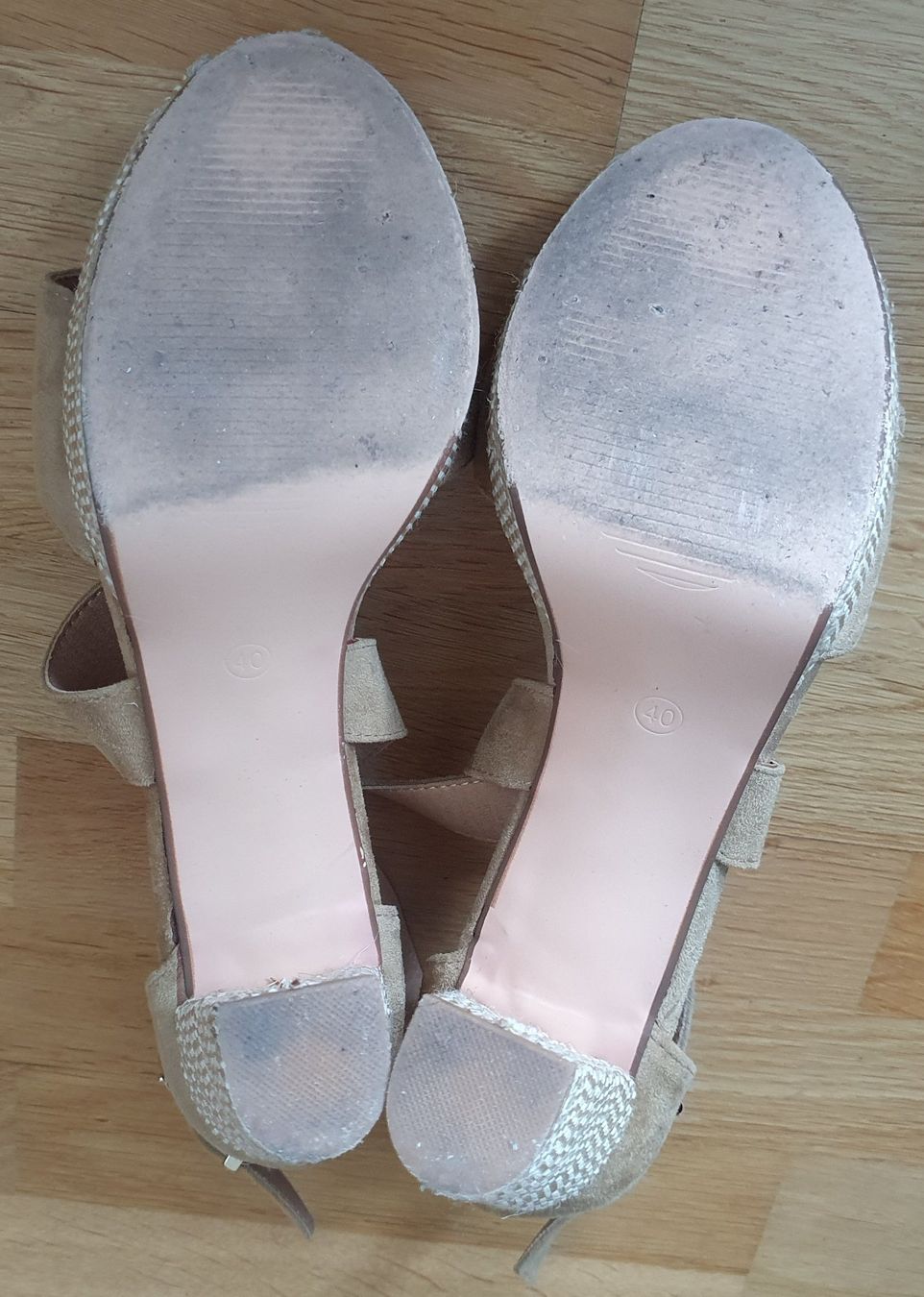 Graceland Scarpe da donna: Sandales en daim avec talons - Taille 40 – Usato da Court venduto da Jovi2 5