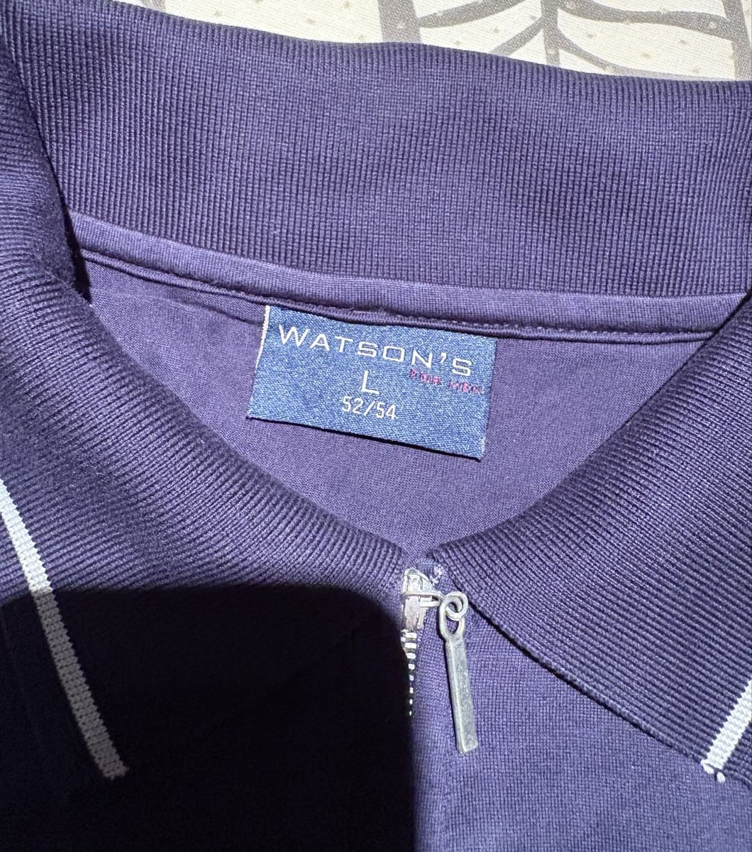 Magliette Polo: Watson's Herren Poloshirt Gr. L Dunkelblau Baumwolle Reissve – Nuovo e nell'imballaggio originale da Bellinzona venduto da LuganoBoutique 4