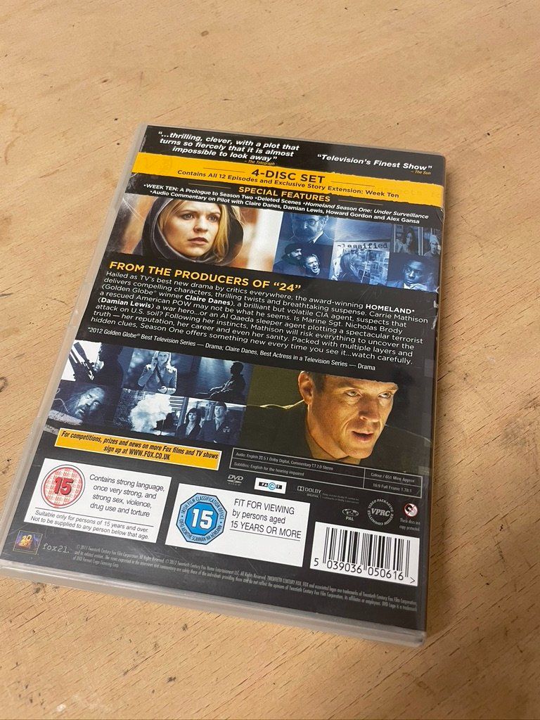 Tutti i DVDs: Homeland - The First Season – Usato da Berikon venduto da Cyberbob2000 1