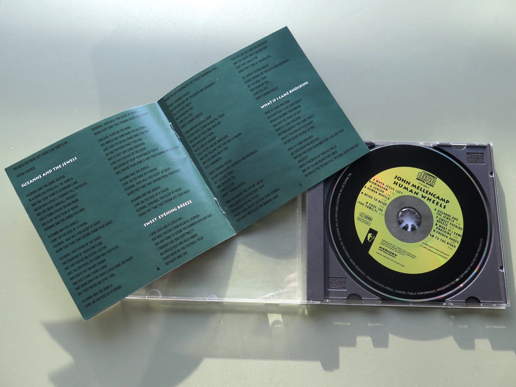 CD: (p) CD JOHN MELLENCAMP: Human wheels, 1993 – Usato da Bern venduto da Balzamico 2