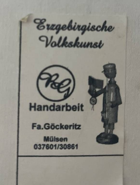 Figuren: Rauchmann, Fa. Göckeritz, 45 cm – Gebraucht aus Zürich von chiffchaff 4
