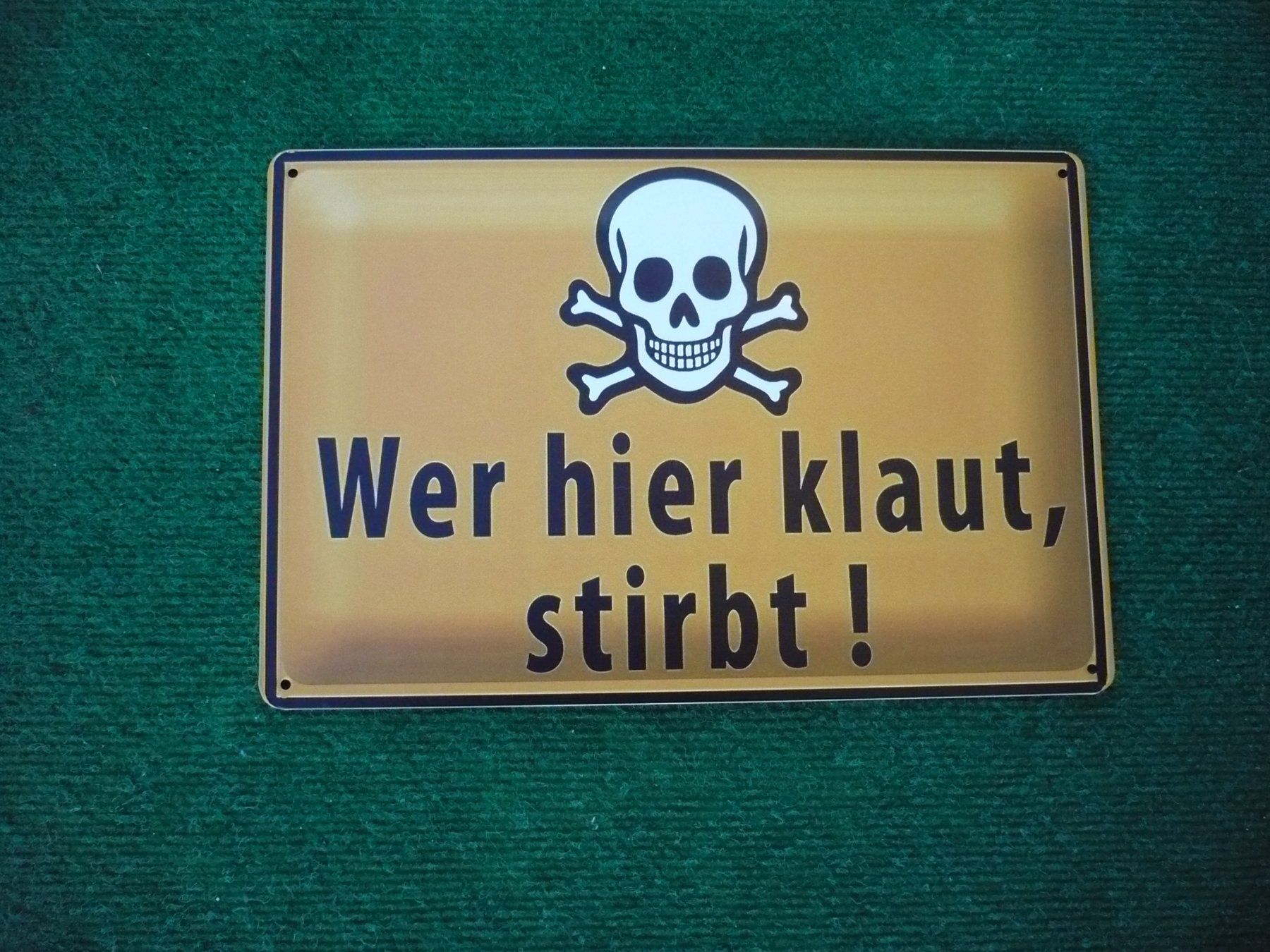 Ecriteaux: Blechschild – Neuf (Voir description) à Biberist par Urmel