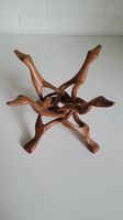 Holzskulptur aus einem Stück handmade Vintage