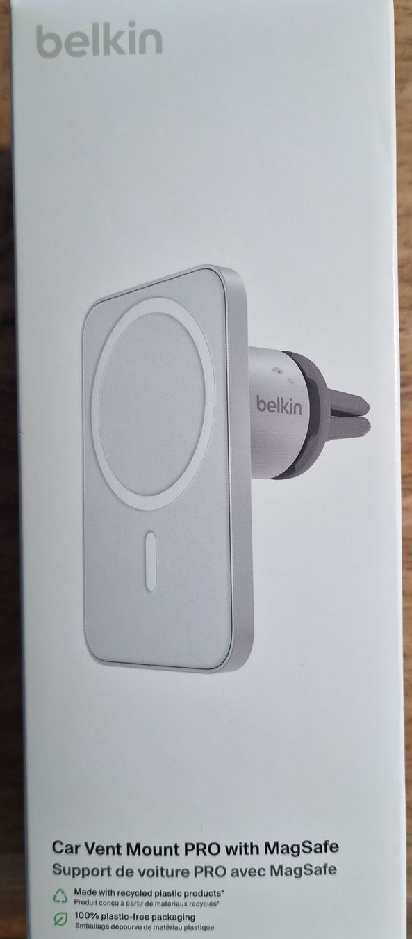 Belkin Staffe: Belkin Car Vent Mount PRO with MagSafe NEU – Nuovo e nell'imballaggio originale da Abtwil SG venduto da Realsale