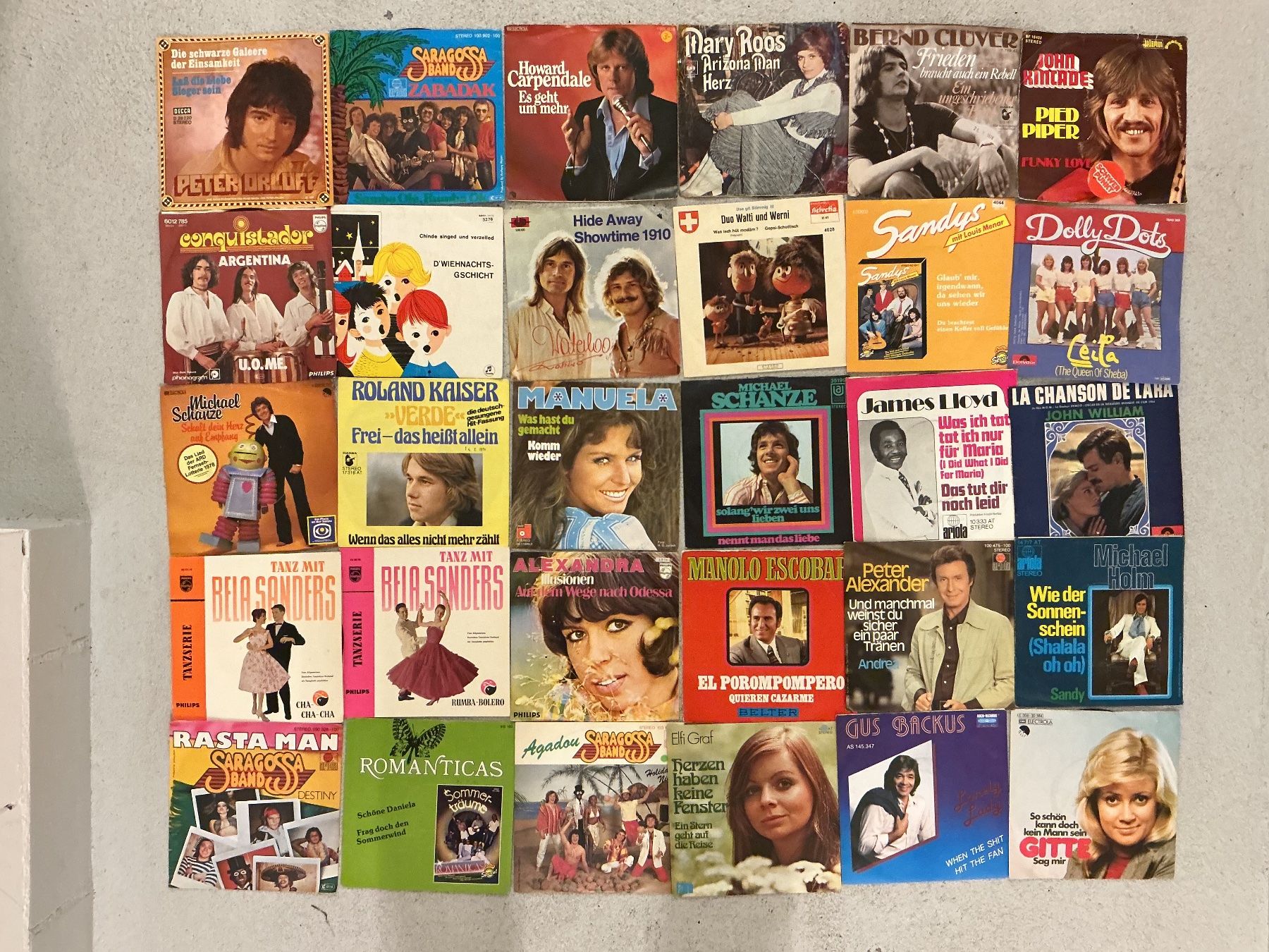 Dischi in vinile: Schallplatten Sammlung - 100 stk Singles – Usato da Winterthur venduto da Tumko_7_Vinyl