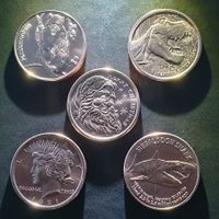 5 x 1 Oz .999 Copper Round