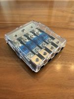 Sicherungsblock / Verteilerblock 4-fach mit Sicherungen