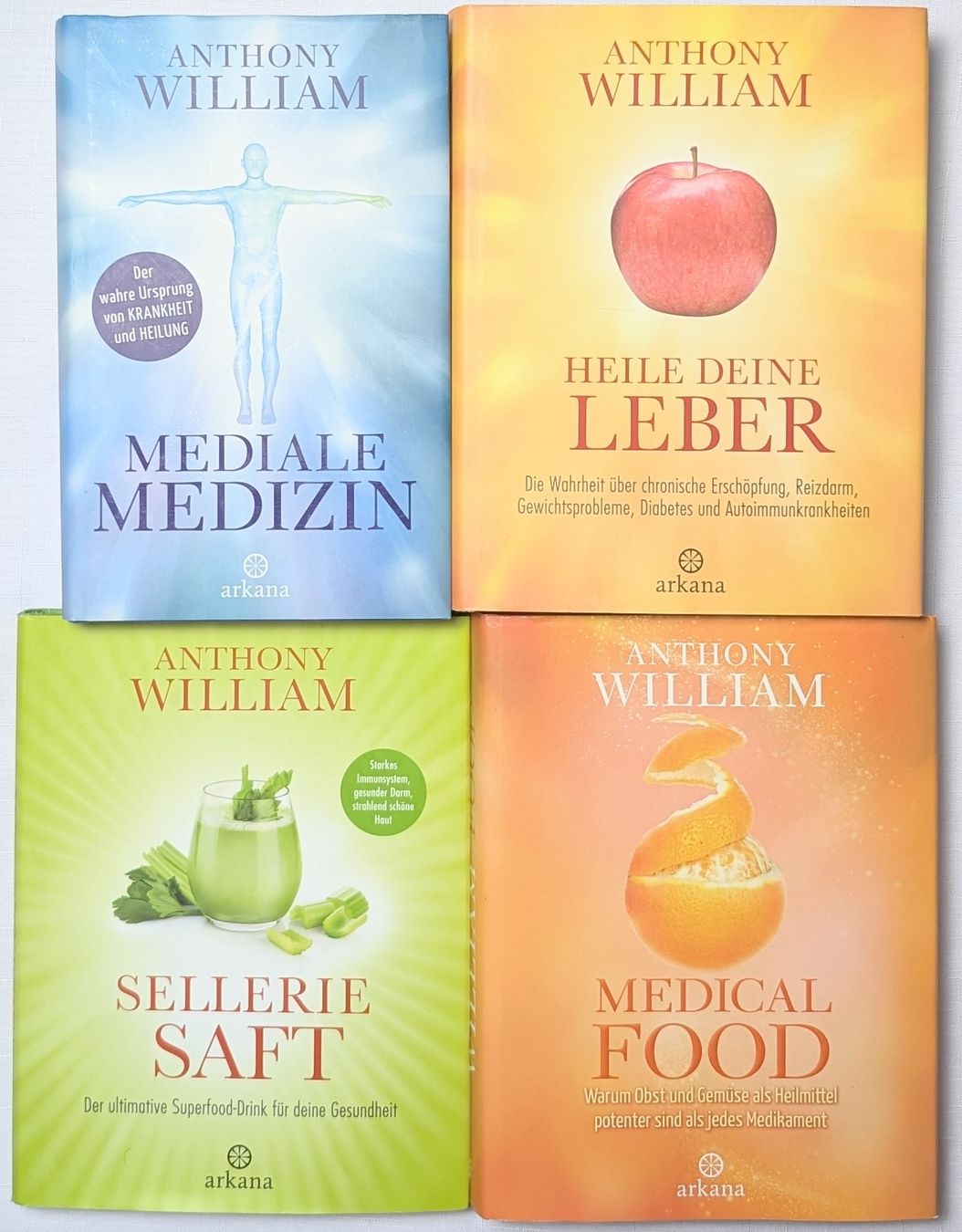 Libri: 4er Set Anthony William  Bücher - Mediale Medizin – Nuovo (secondo la descrizione) da Wängi venduto da ABIZONE-86