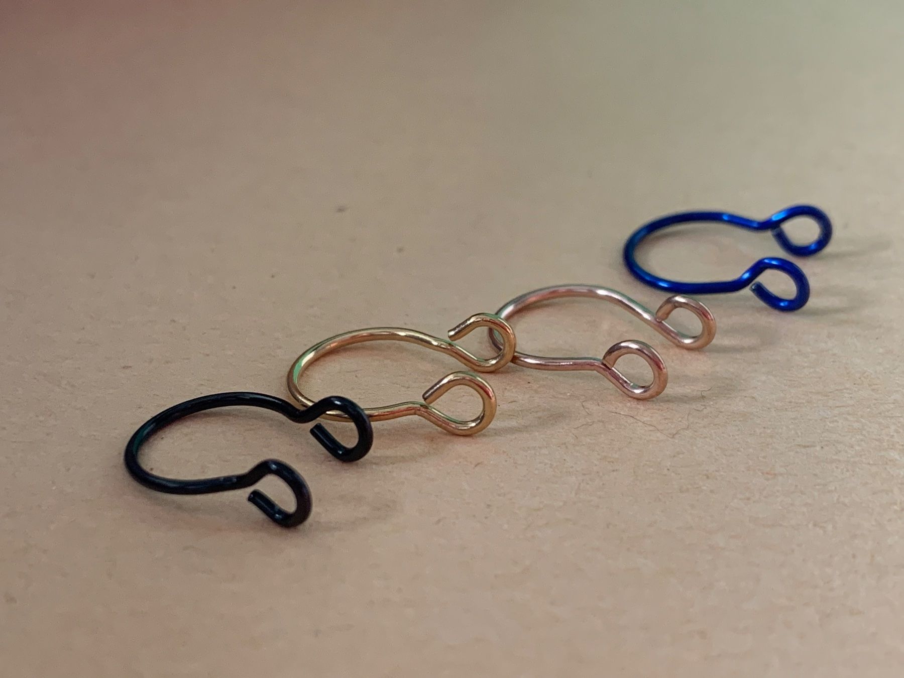 Gioielli per piercing: Nasen-piercing (ohne Loch )4er SET – Nuovo (secondo la descrizione) da Laufen venduto da Bellavitaboom 5