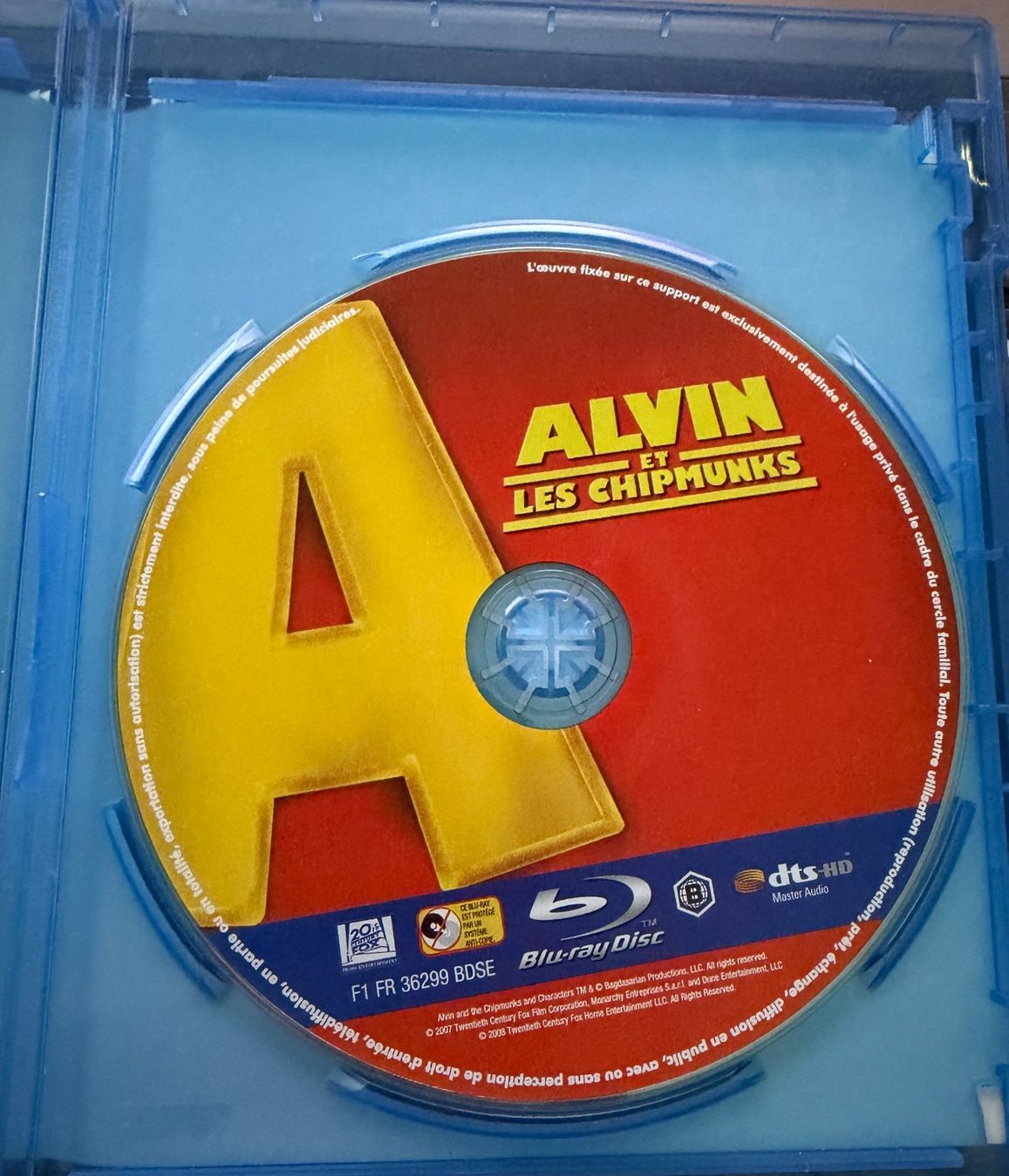 Tous les DVDs: Alvin et les Chipmunks (2007) - Blu-ray – D'occasion à Semsales par __Florian__ 3