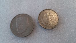 3 Deutsche Mark Willy Brandt 1994&1975