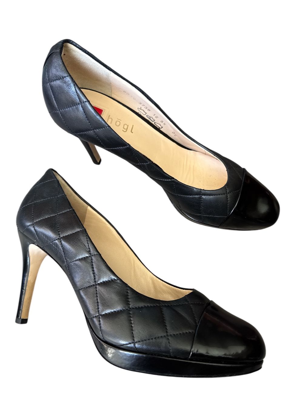 Högl Scarpe da donna: hogl Escarpins élégants en cuir noir – Usato da Vuisternens-Romont venduto da gol_xp6p 3