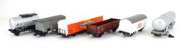 6x H0 Güterwagen, div. Hersteller, Bastelmodelle