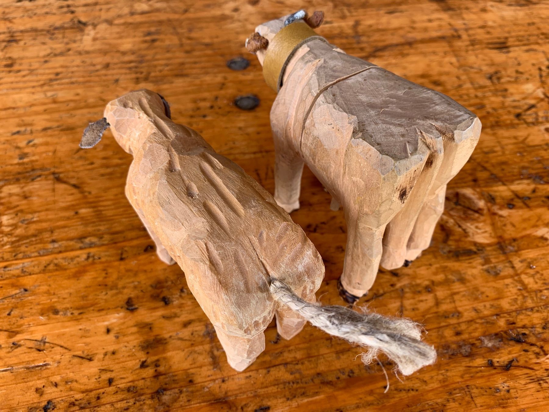 Campanacci mucche: 2 seltene alte Holzkühe – Usato da Feldbach venduto da Olive1 7
