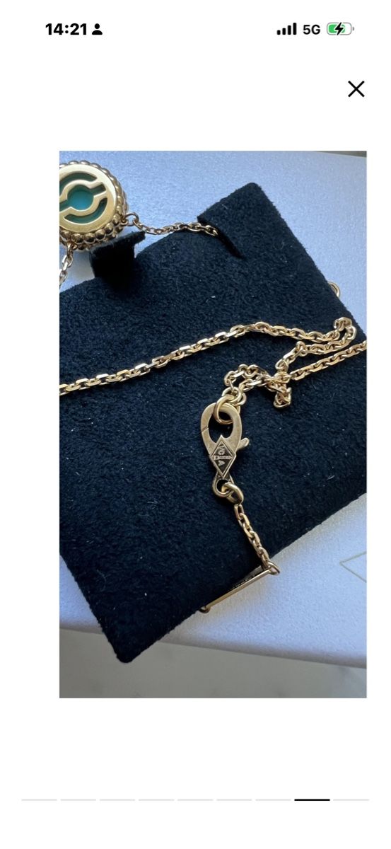 Van Cleef Catenine: Van Cleef & Arpels Perlée Turquoise Necklace - full set 2025 – Nuovo (secondo la descrizione) da Zollikon venduto da 936_7xdb 6