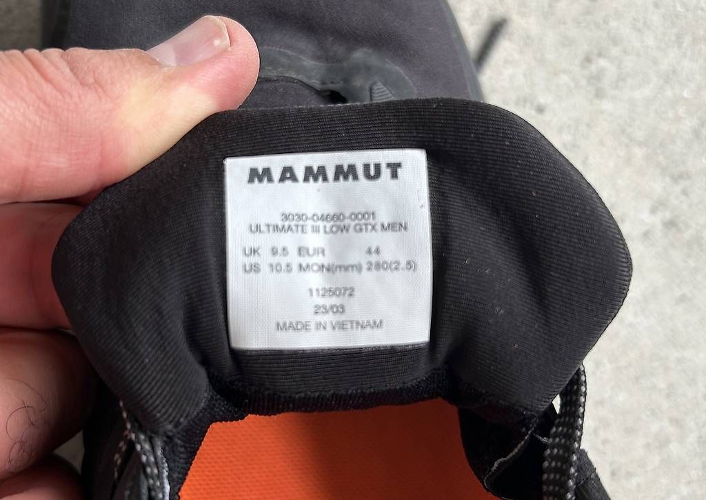 Scarpe da uomo: Mammut Trekkingschuh Gr. 44 neuwertig – Usato da Kriens venduto da gulasch1977 4
