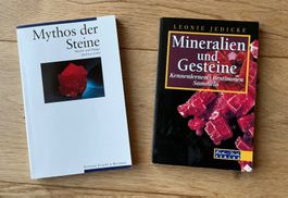 Buch 2 Stk. / Mineralien und Gesteine + Mythos der Steine