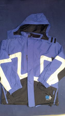 Winterjacke Extend Gr. 152, blau/schwarz/weiss
