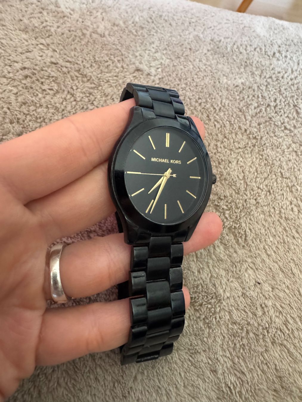 Michael Kors Orologi: Michael Kors Uhr, schwarz/gold – Usato da Rüti ZH venduto da Mysticphoenix.mel 2