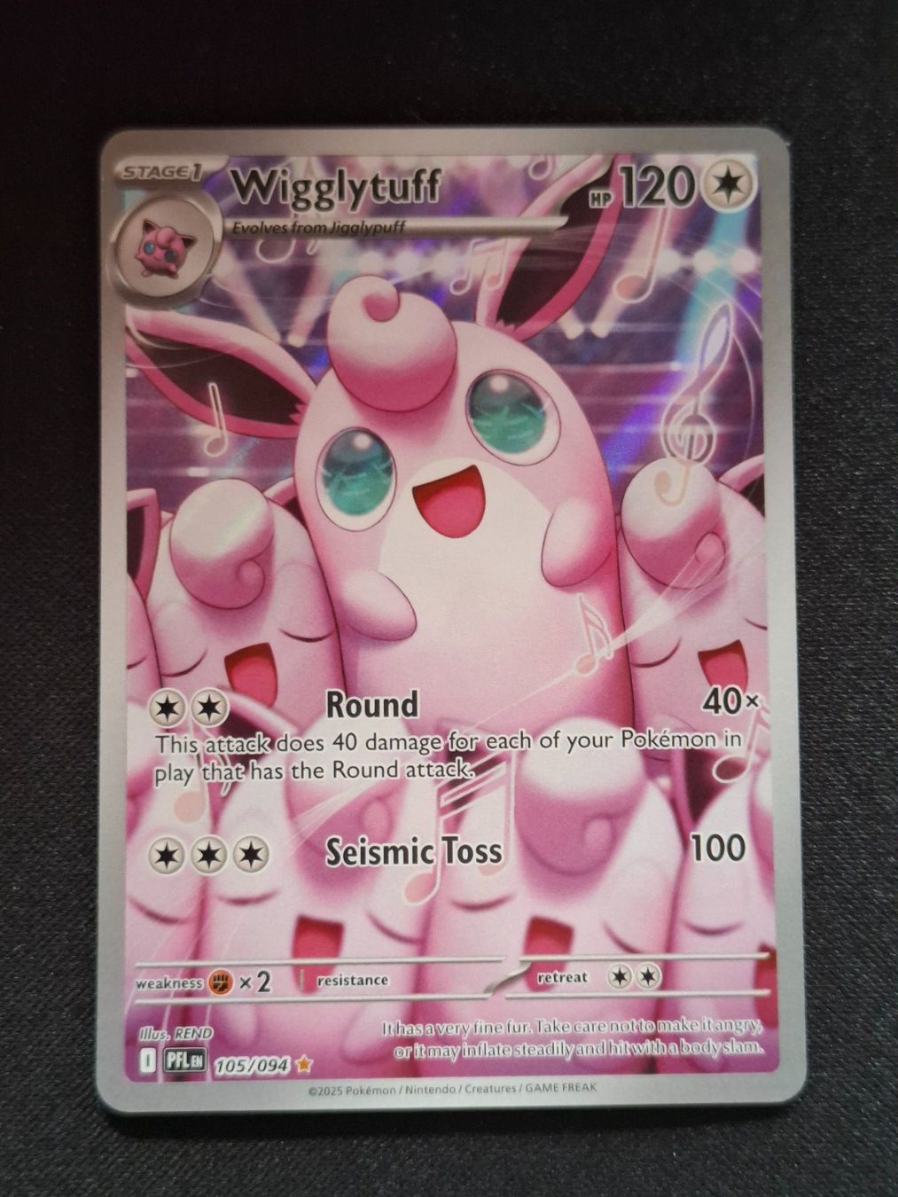 Pokémon Carte collezionabili: Pokemon Wigglytuff 105/094 PFL – Nuovo (secondo la descrizione) da Gammen venduto da Karbax