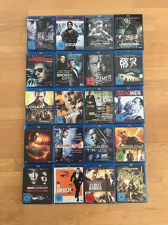 Alle DVDs: 21 Blue Rays *ACTION / THRILLER* – Gebraucht aus Oberwil-Lieli von Space92