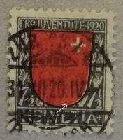 2093) J15, Abart verschobener Rotdruck LP